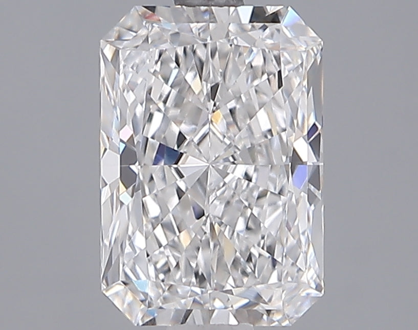 2.05 Carat Radiant Shaped, Ideal Cut, D Color, VVS2 Clarity, IGI Certified Lab Grown Diamond