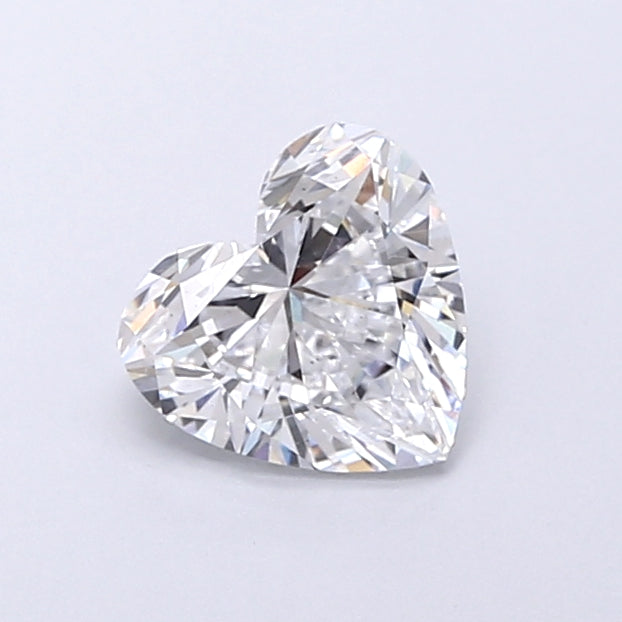 1.21 Carat Heart Shaped, Very Good Cut, D Color, VS2 Clarity, IGI Certified Lab Grown Diamond