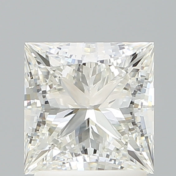 2.01 Carat Princess Shaped, Ideal Cut, F Color, VS1 Clarity, IGI Certified Lab Grown Diamond