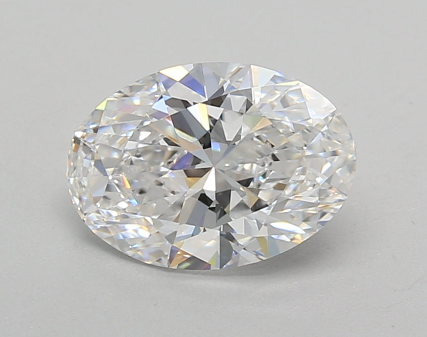 1.52 Carat Oval Shaped, Excellent Cut, D Color, VVS2 Clarity, IGI Certified Lab Grown Diamond