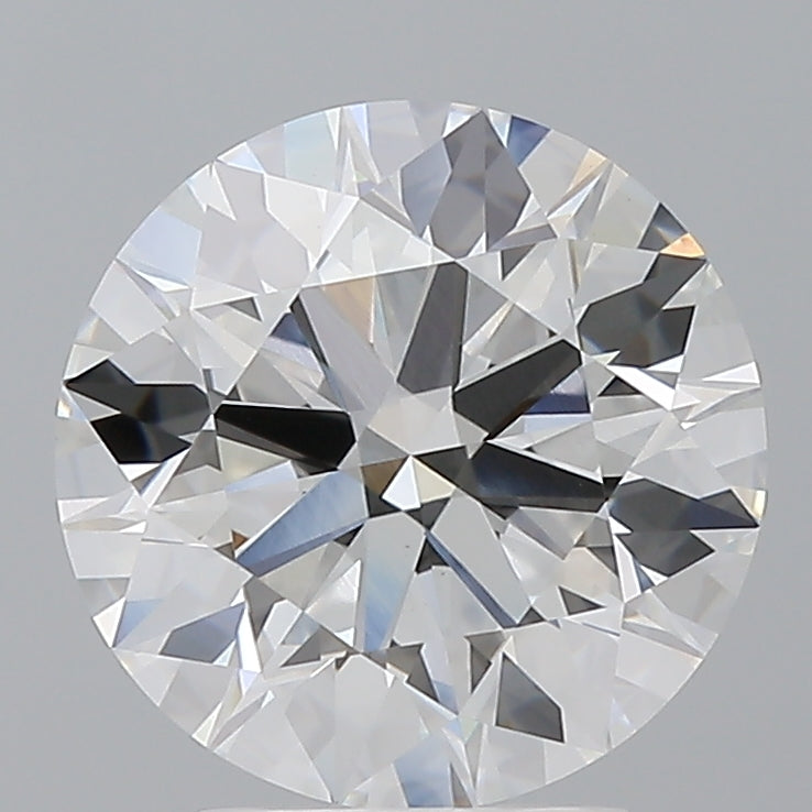 3.54 Carat Round Shaped, Ideal Cut, E Color, VVS2 Clarity, IGI Certified Lab Grown Diamond