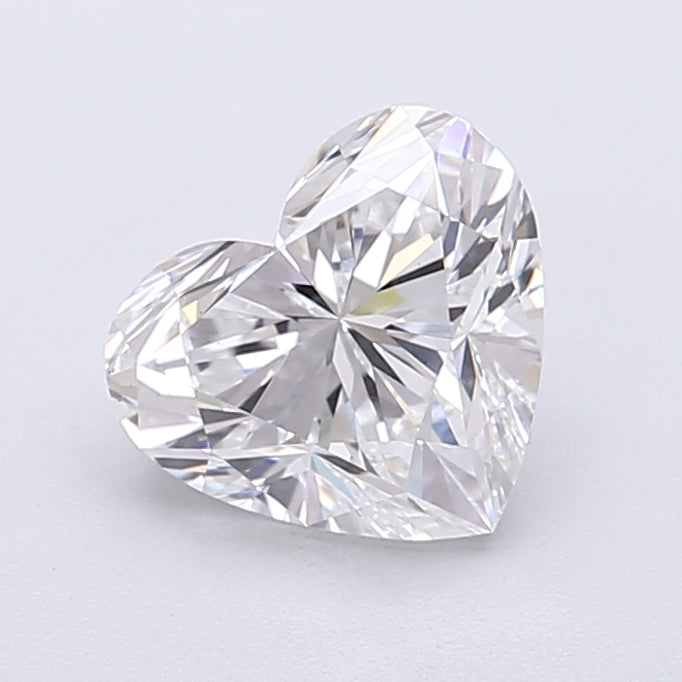 1.68 Carat Heart Shaped, Very Good Cut, D Color, VS1 Clarity, IGI Certified Lab Grown Diamond