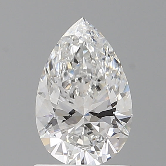 1.10 Carat Pear Shaped, Ideal Cut, D Color, VVS2 Clarity, IGI Certified Lab Grown Diamond