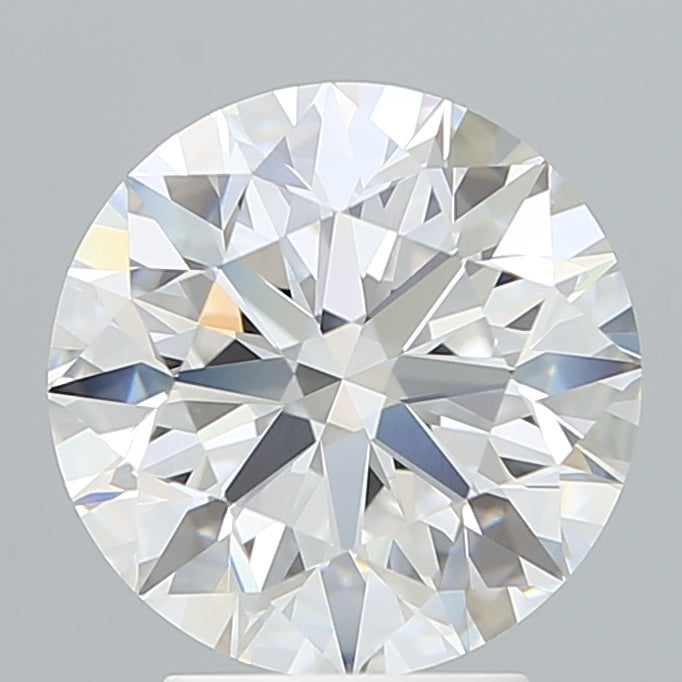 3.62 Carat Round Shaped, Excellent Cut, D Color, VVS2 Clarity, IGI Certified Lab Grown Diamond