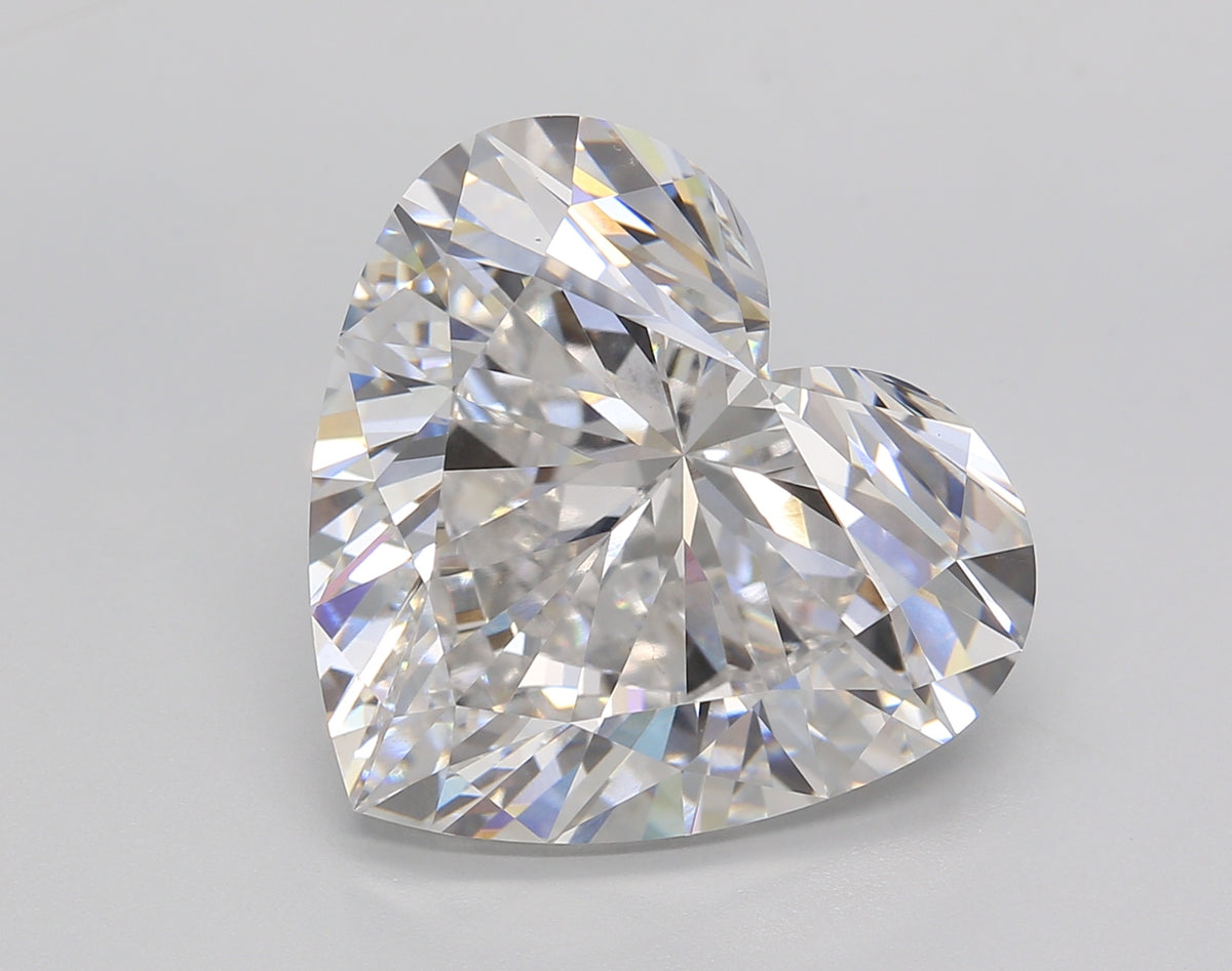 11.02 Carat Heart Shaped, Ideal Cut, E Color, VS1 Clarity, IGI Certified Lab Grown Diamond
