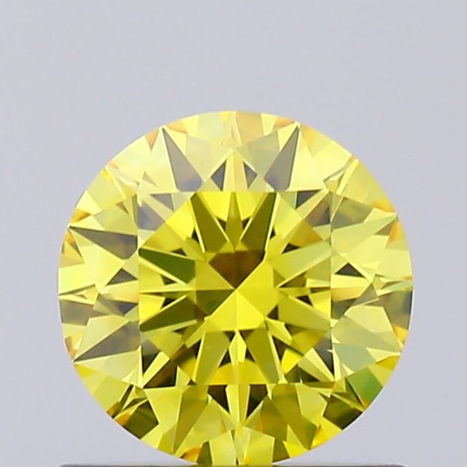 0.64 Carat Round Shaped, Ideal Cut, VVS2 Clarity, IGI Certified Lab Grown Diamond