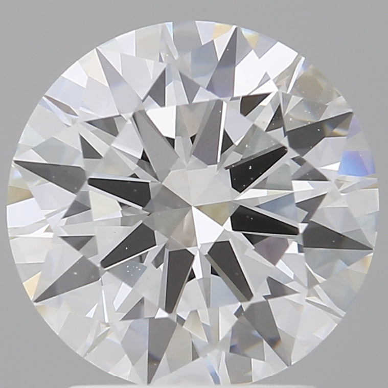 2.50 Carat Round Shaped, Excellent Cut, E Color, VS2 Clarity, IGI Certified Lab Grown Diamond