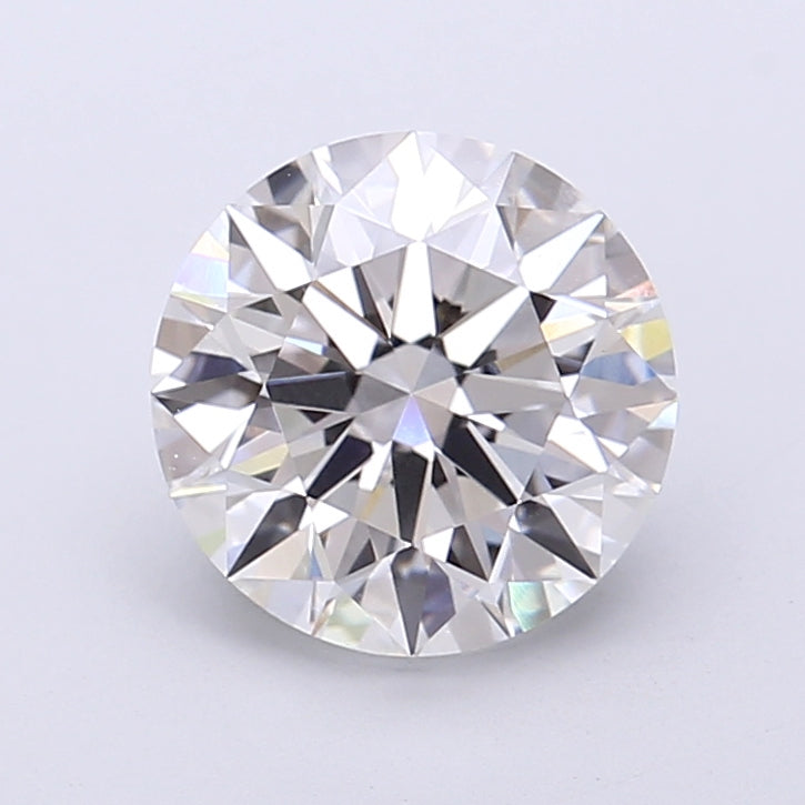 2.07 Carat Round Shaped, Ideal Cut, E Color, VVS2 Clarity, IGI Certified Lab Grown Diamond