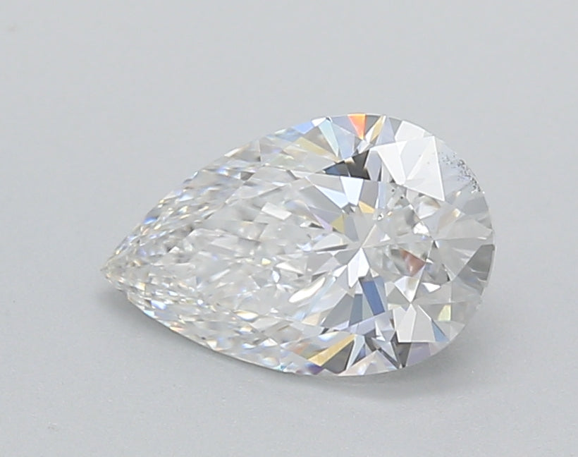 1.01 Carat Pear Shaped, Ideal Cut, D Color, VS2 Clarity, IGI Certified Lab Grown Diamond