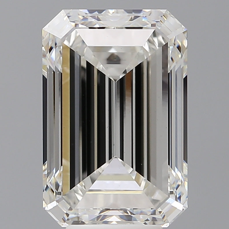 7.01 Carat Emerald Shaped, Very Good Cut, F Color, VS1 Clarity, IGI Certified Lab Grown Diamond