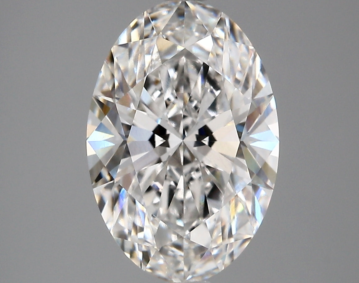 4.01 Carat Oval Shaped, Very Good Cut, E Color, VVS2 Clarity, IGI Certified Lab Grown Diamond