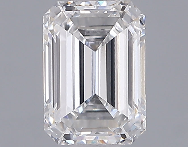 1.07 Carat Emerald Shaped, Ideal Cut, E Color, VVS1 Clarity, IGI Certified Lab Grown Diamond