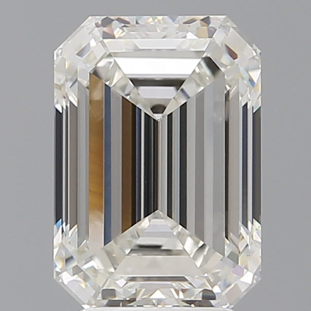 3.55 Carat Emerald Shaped, Ideal Cut, F Color, VVS2 Clarity, IGI Certified Lab Grown Diamond