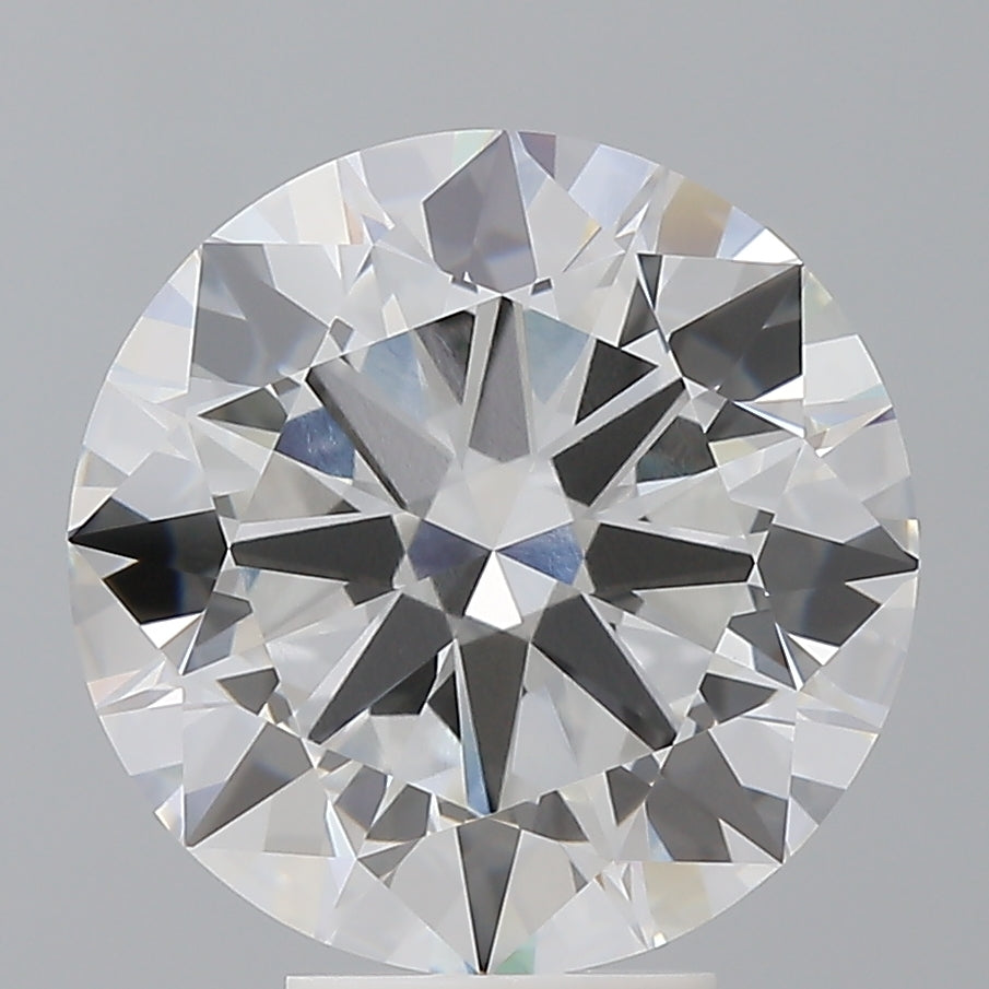 6.09 Carat Round Shaped, Excellent Cut, E Color, VVS2 Clarity, IGI Certified Lab Grown Diamond