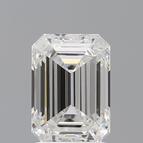 1.59 Carat Emerald Shaped, Ideal Cut, E Color, VVS2 Clarity, IGI Certified Lab Grown Diamond