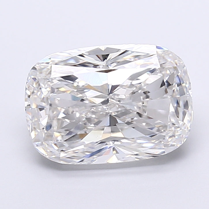 5.56 Carat Cushion Shaped, Very Good Cut, E Color, VVS2 Clarity, IGI Certified Lab Grown Diamond