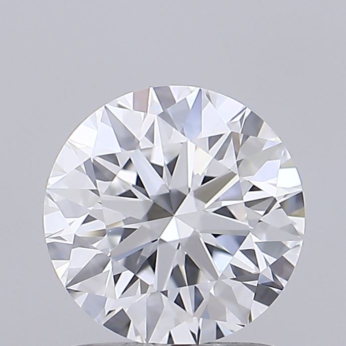1.51 Carat Round Shaped, Ideal Cut, D Color, VVS2 Clarity, IGI Certified Lab Grown Diamond