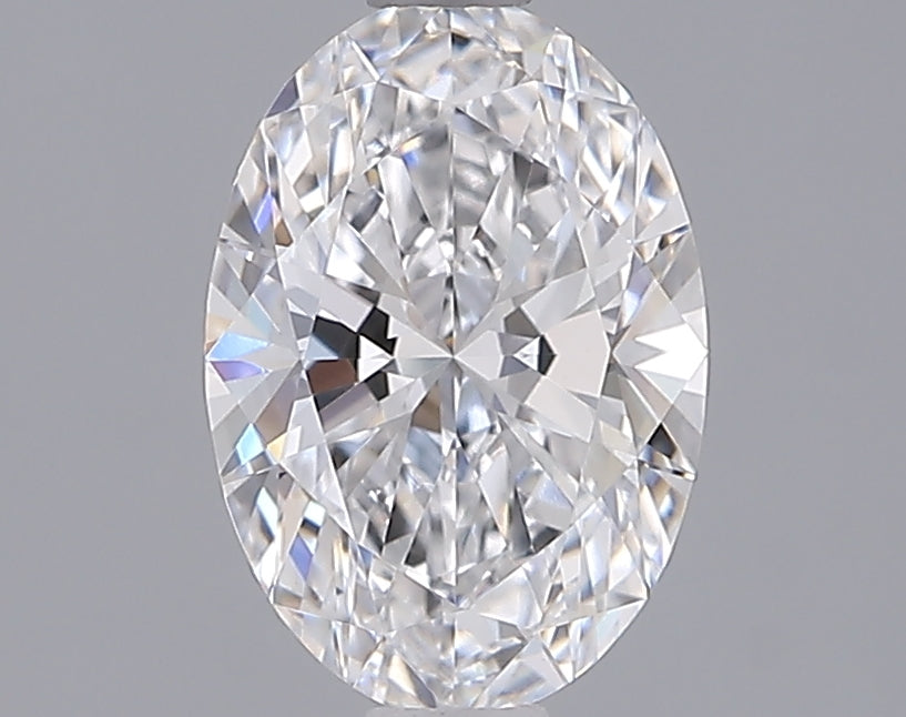 1.55 Carat Oval Shaped, Ideal Cut, D Color, VVS2 Clarity, IGI Certified Lab Grown Diamond