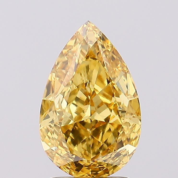 2.55 Carat Pear Shaped, Ideal Cut, VS2 Clarity, IGI Certified Lab Grown Diamond
