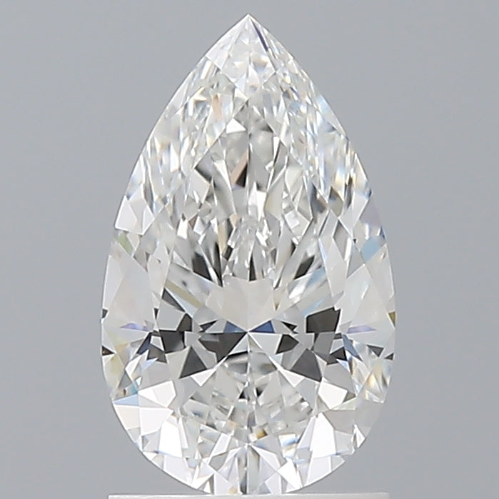 1.51 Carat Pear Shaped, Ideal Cut, E Color, VVS2 Clarity, IGI Certified Lab Grown Diamond