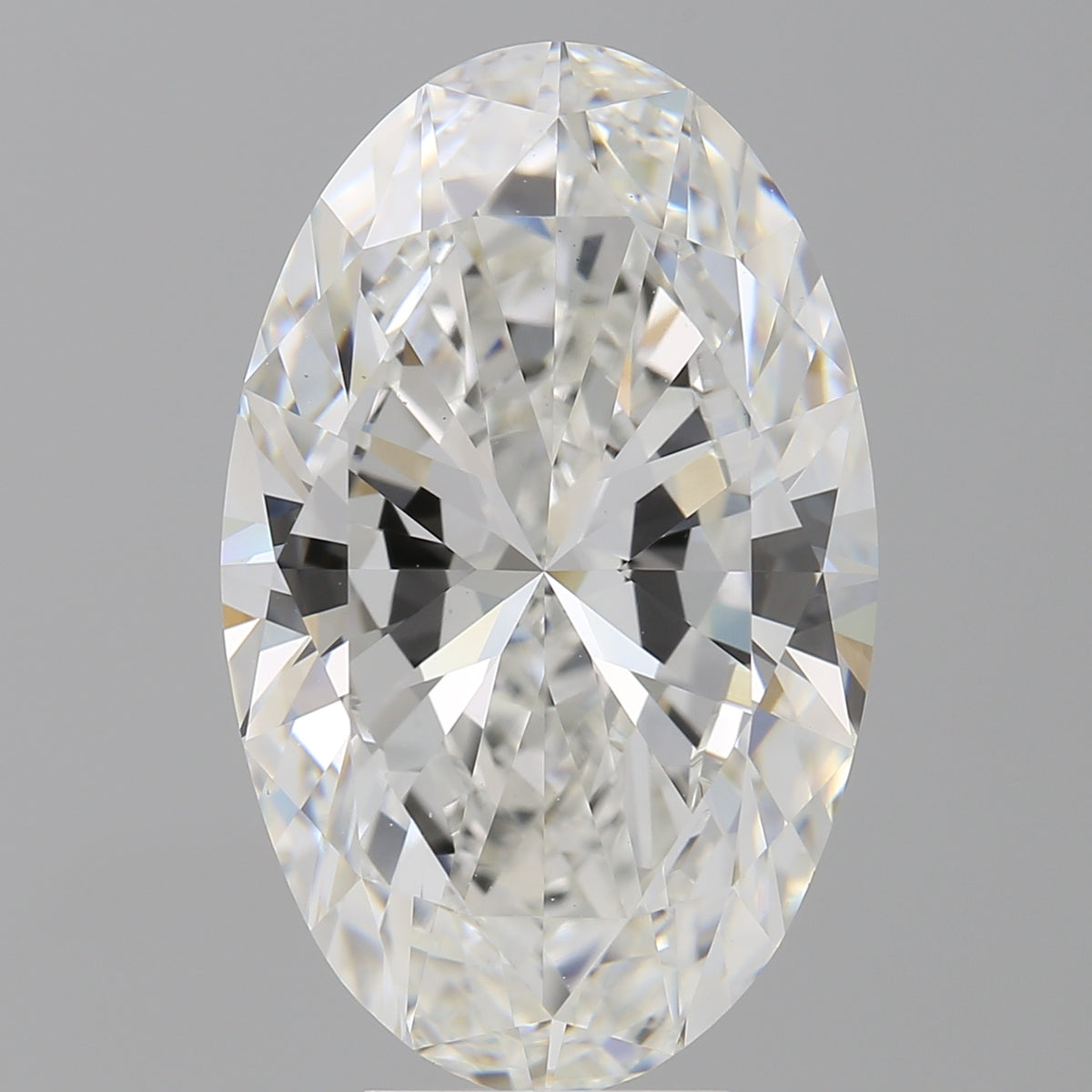 7.54 Carat Oval Shaped, Ideal Cut, F Color, VVS2 Clarity, IGI Certified Lab Grown Diamond