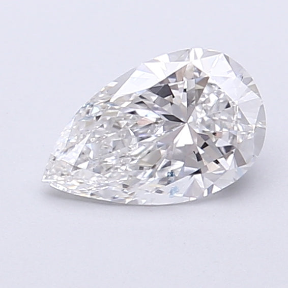0.73 Carat Pear Shaped, Very Good Cut, D Color, VVS2 Clarity, IGI Certified Lab Grown Diamond