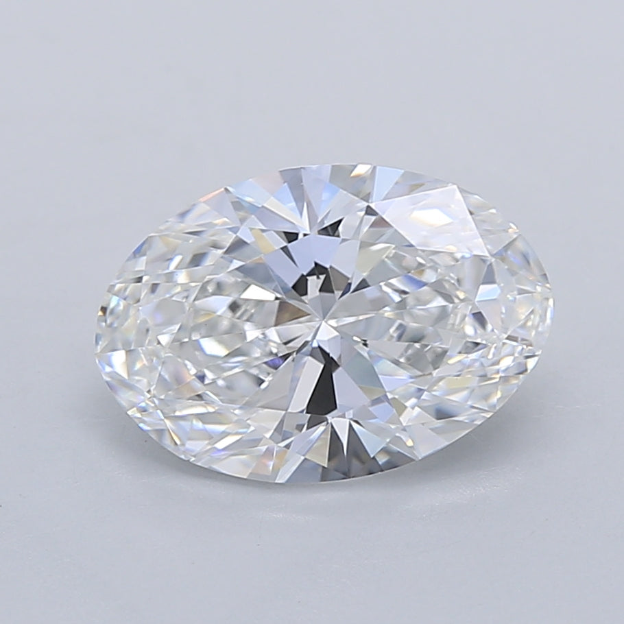 1.90 Carat Oval Shaped, Ideal Cut, D Color, VS1 Clarity, IGI Certified Lab Grown Diamond