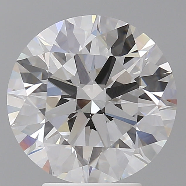 4.02 Carat Round Shaped, Ideal Cut, E Color, VVS2 Clarity, IGI Certified Lab Grown Diamond
