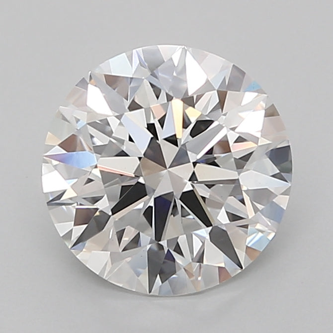 2.55 Carat Round Shaped, Ideal Cut, D Color, VS1 Clarity, IGI Certified Lab Grown Diamond