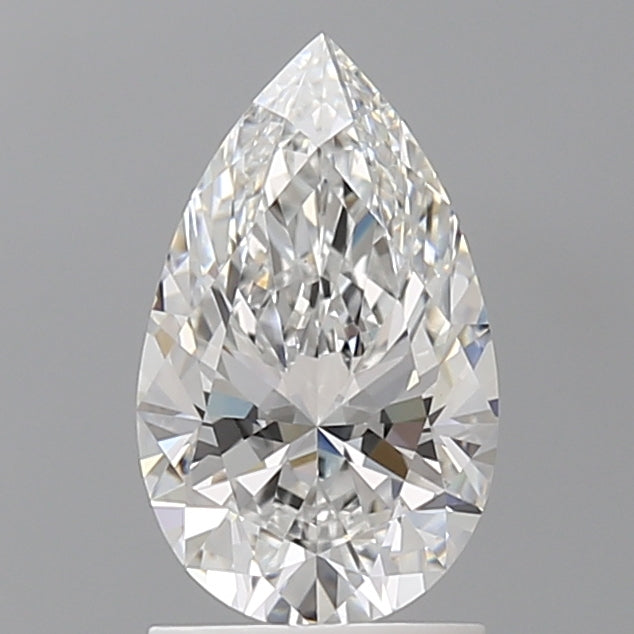 1.60 Carat Pear Shaped, Ideal Cut, E Color, VVS2 Clarity, IGI Certified Lab Grown Diamond