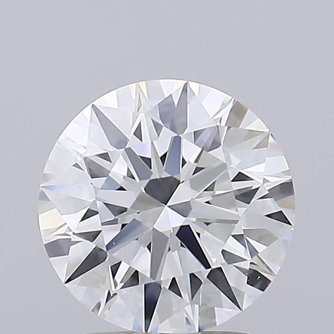 2.13 Carat Round Shaped, Ideal Cut, D Color, VVS2 Clarity, IGI Certified Lab Grown Diamond