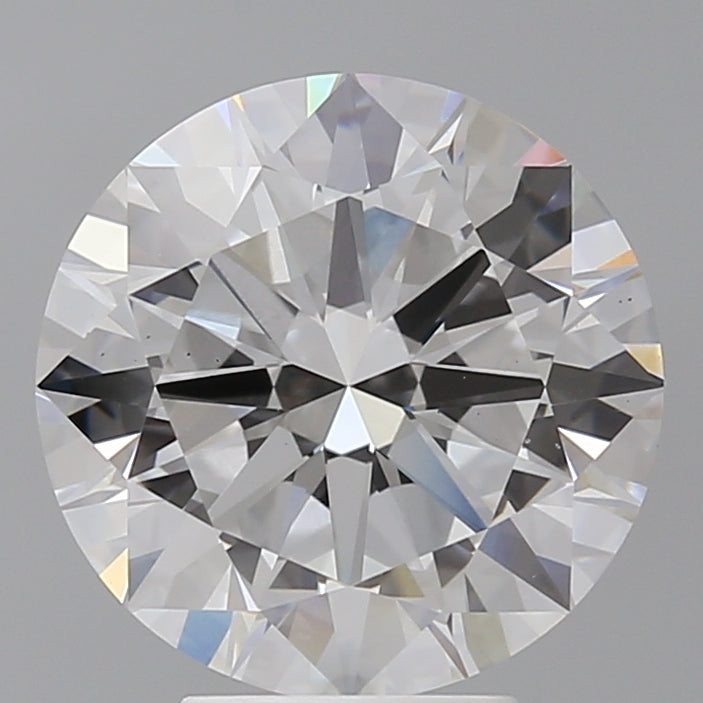 5.07 Carat Round Shaped, Excellent Cut, E Color, VS2 Clarity, IGI Certified Lab Grown Diamond