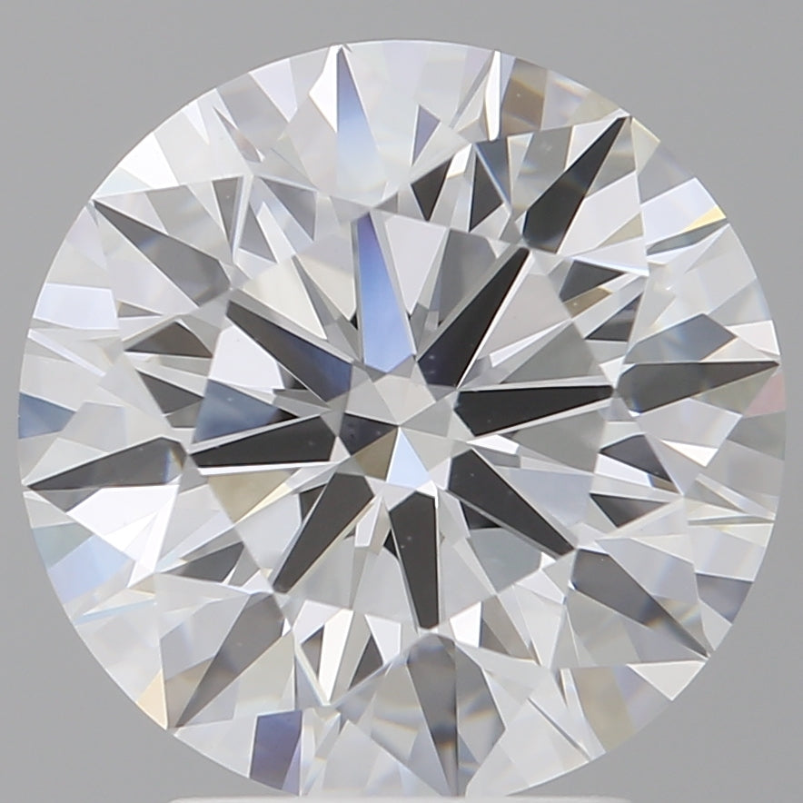 3.51 Carat Round Shaped, Ideal Cut, E Color, VVS2 Clarity, IGI Certified Lab Grown Diamond