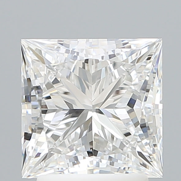 2.53 Carat Princess Shaped, Ideal Cut, D Color, VS1 Clarity, IGI Certified Lab Grown Diamond