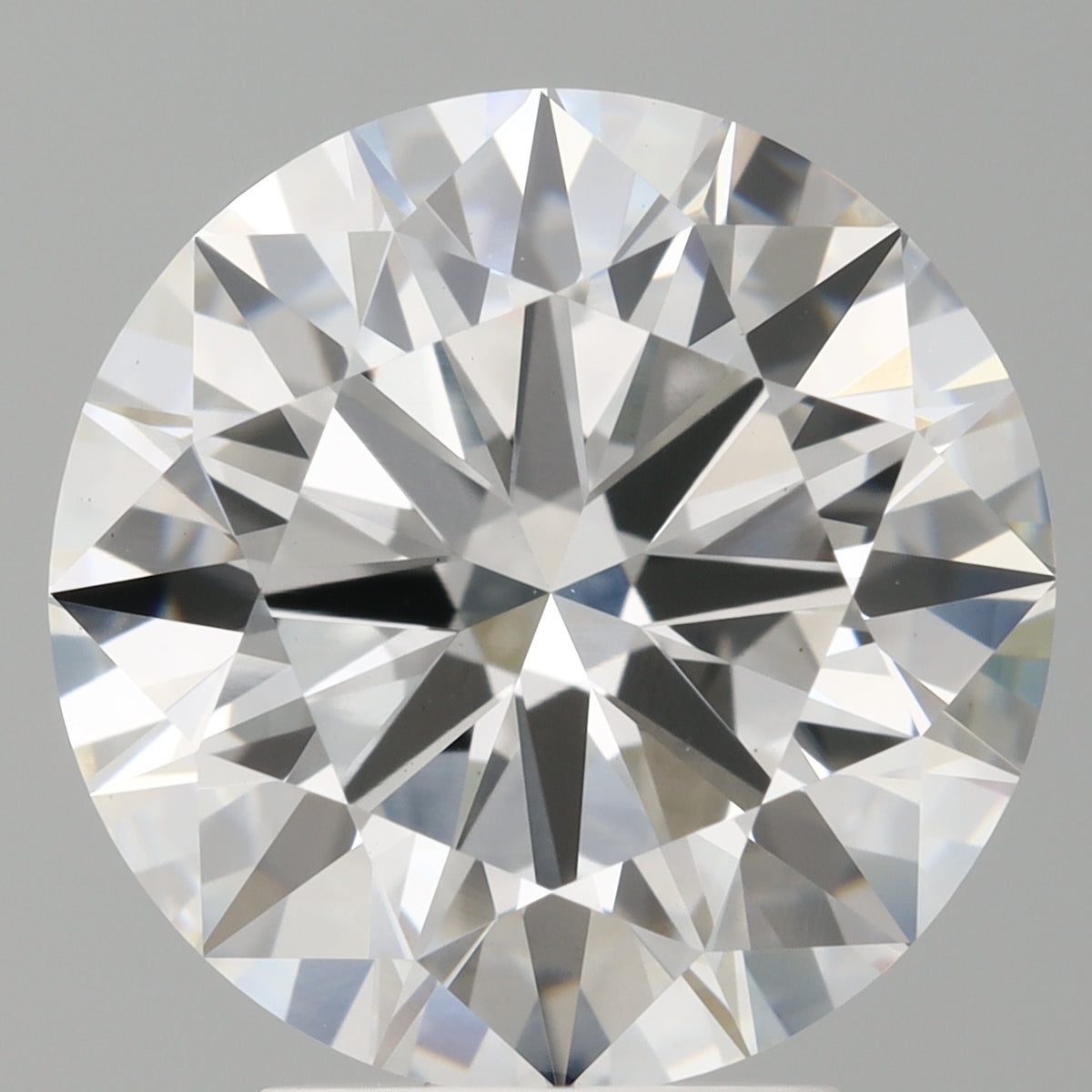 4.08 Carat Round Shaped, Ideal Cut, E Color, VVS2 Clarity, IGI Certified Lab Grown Diamond