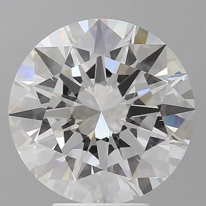 5.54 Carat Round Shaped, Excellent Cut, E Color, VS1 Clarity, IGI Certified Lab Grown Diamond
