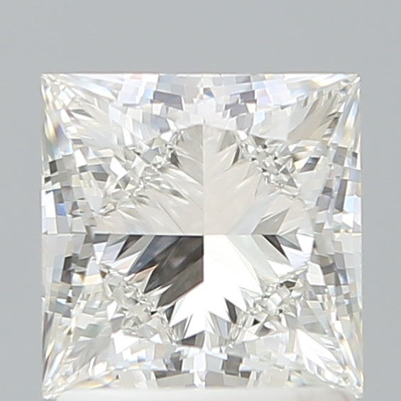 1.56 Carat Princess Shaped, Ideal Cut, F Color, VVS2 Clarity, IGI Certified Lab Grown Diamond