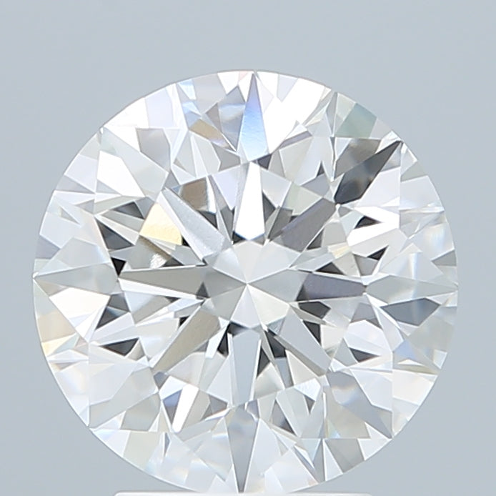 3.59 Carat Round Shaped, Excellent Cut, F Color, VVS2 Clarity, IGI Certified Lab Grown Diamond