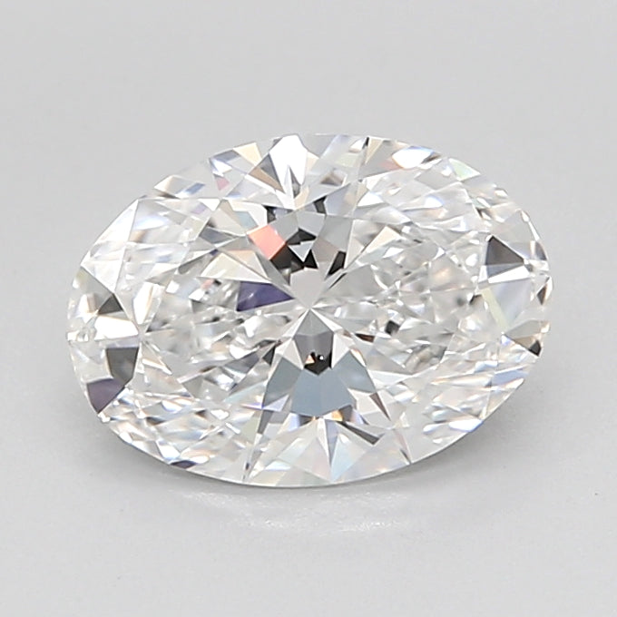 1.55 Carat Oval Shaped, Ideal Cut, D Color, VVS2 Clarity, IGI Certified Lab Grown Diamond