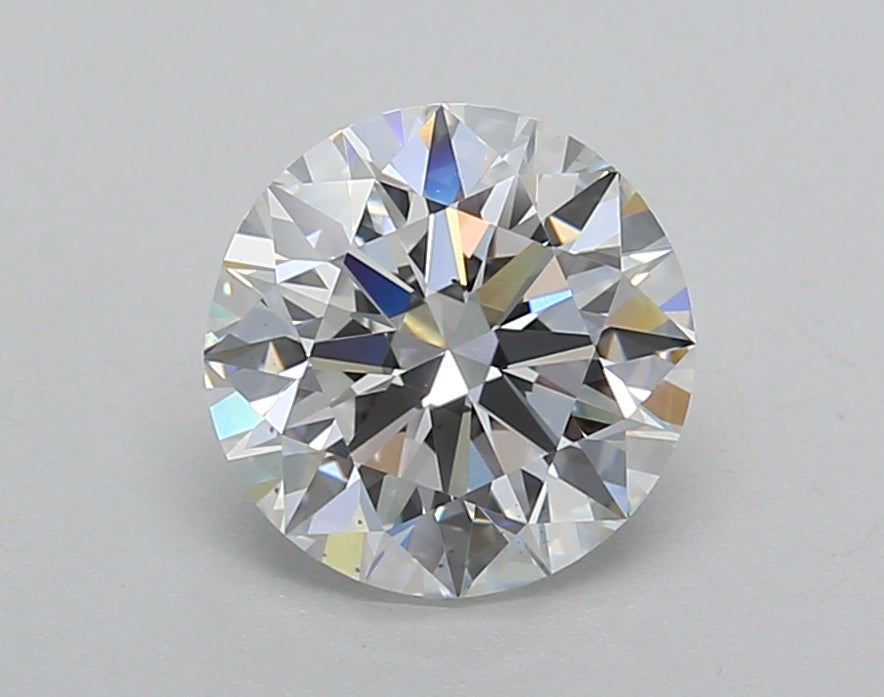 1.77 Carat Round Shaped, Ideal Cut, D Color, VS1 Clarity, IGI Certified Lab Grown Diamond