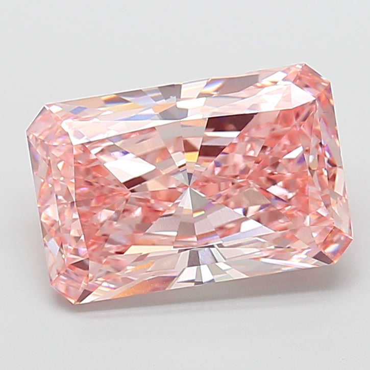 7.04 Carat Radiant Shaped, Very Good Cut, VVS2 Clarity, IGI Certified Lab Grown Diamond