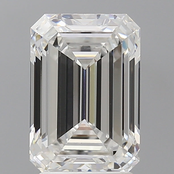2.92 Carat Emerald Shaped, Ideal Cut, E Color, VVS1 Clarity, IGI Certified Lab Grown Diamond
