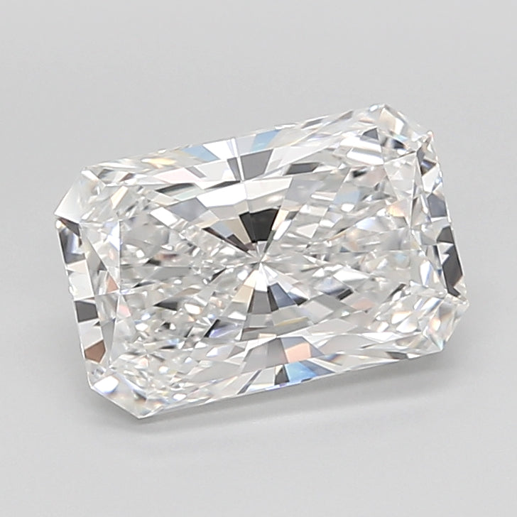 4.06 Carat Radiant Shaped, Ideal Cut, E Color, VVS1 Clarity, IGI Certified Lab Grown Diamond