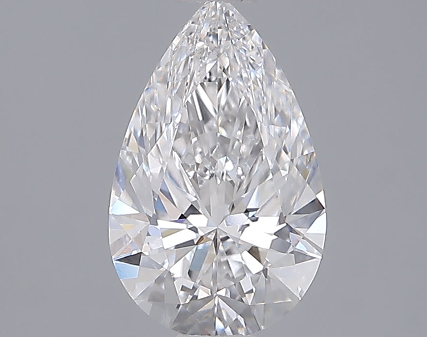 1.54 Carat Pear Shaped, Ideal Cut, D Color, VVS2 Clarity, IGI Certified Lab Grown Diamond