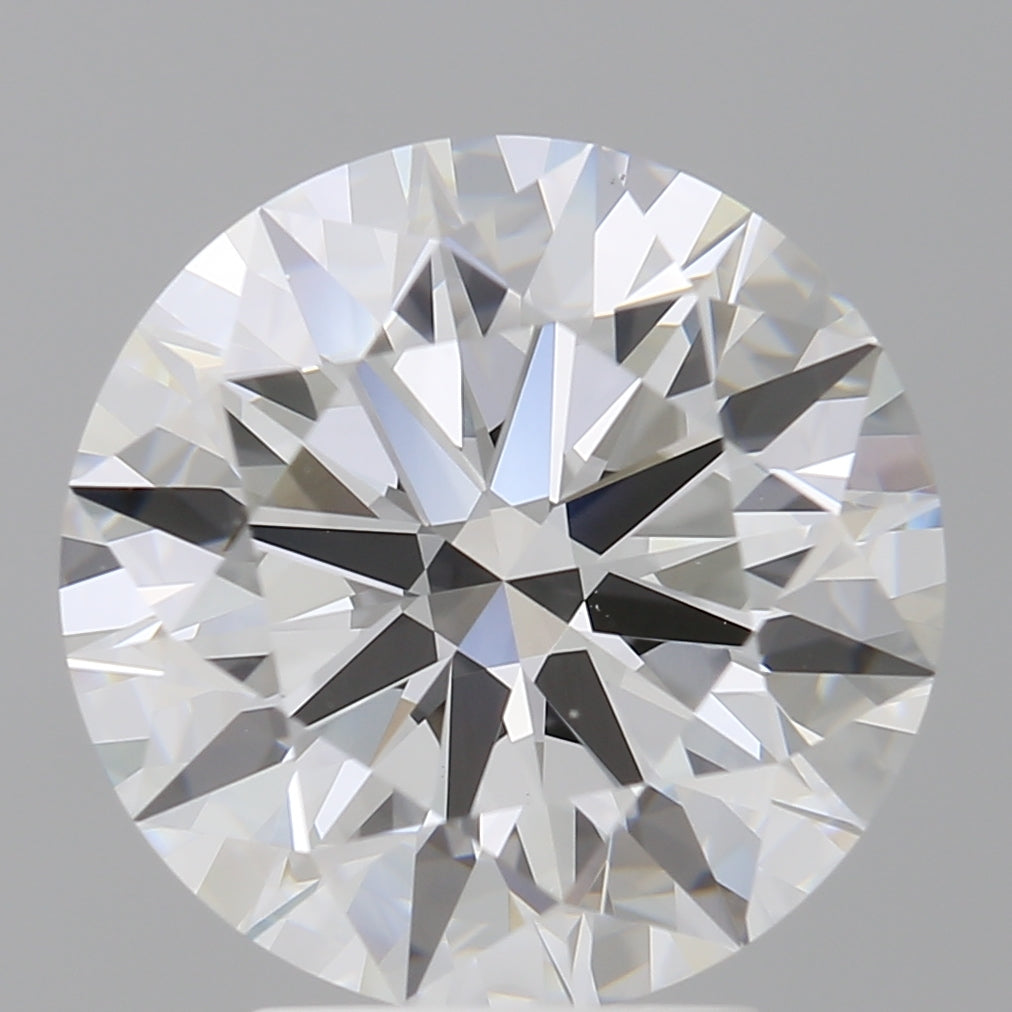 4.09 Carat Round Shaped, Ideal Cut, E Color, VVS2 Clarity, IGI Certified Lab Grown Diamond