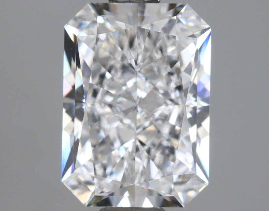 1.99 Carat Radiant Shaped, Excellent Cut, D Color, VVS1 Clarity, IGI Certified Lab Grown Diamond