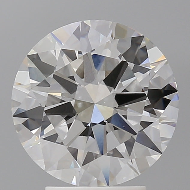 3.52 Carat Round Shaped, Excellent Cut, E Color, VVS2 Clarity, IGI Certified Lab Grown Diamond
