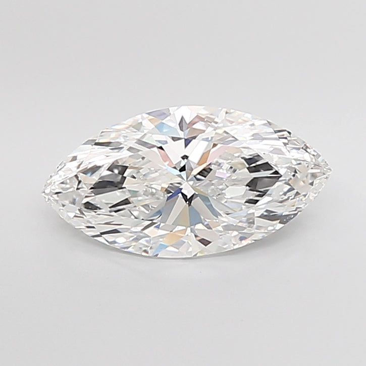 4.08 Carat Marquise Shaped, Ideal Cut, E Color, VVS2 Clarity, IGI Certified Lab Grown Diamond