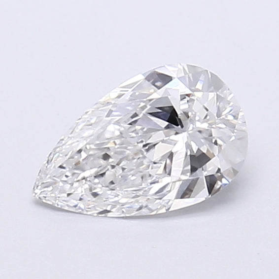 0.57 Carat Pear Shaped, Very Good Cut, D Color, VS1 Clarity, IGI Certified Lab Grown Diamond