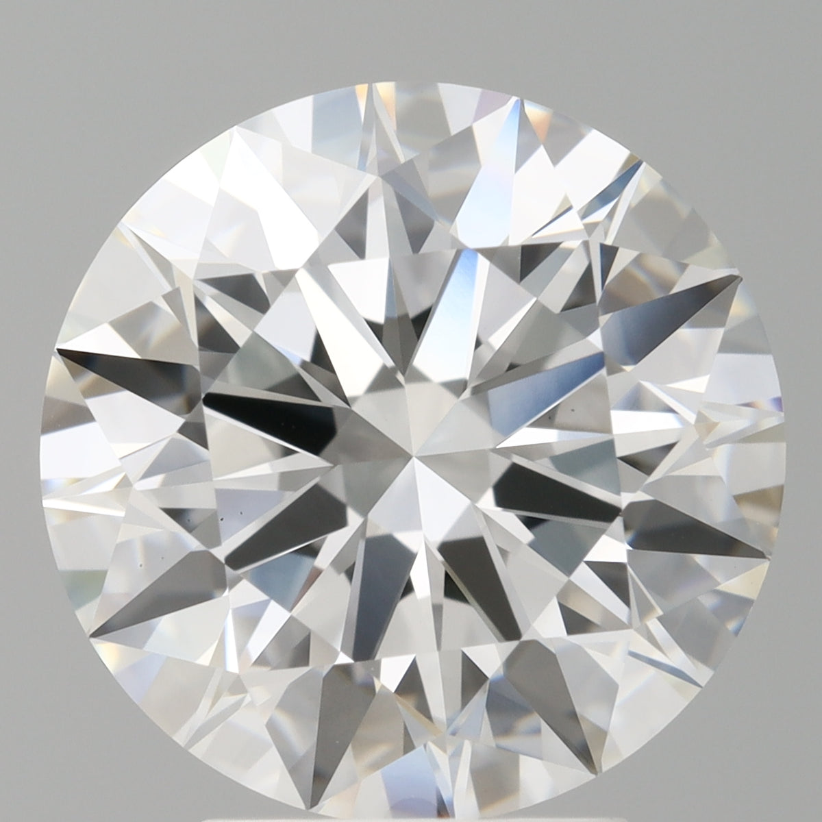 4.10 Carat Round Shaped, Ideal Cut, E Color, VVS2 Clarity, IGI Certified Lab Grown Diamond